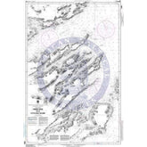 CHS Nautical Chart 4585: Green Head to/à Little Bay Island